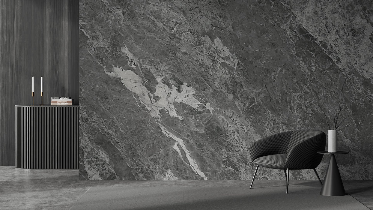 Vinilo Texturas Efecto Mármol "Gris Oscuro"