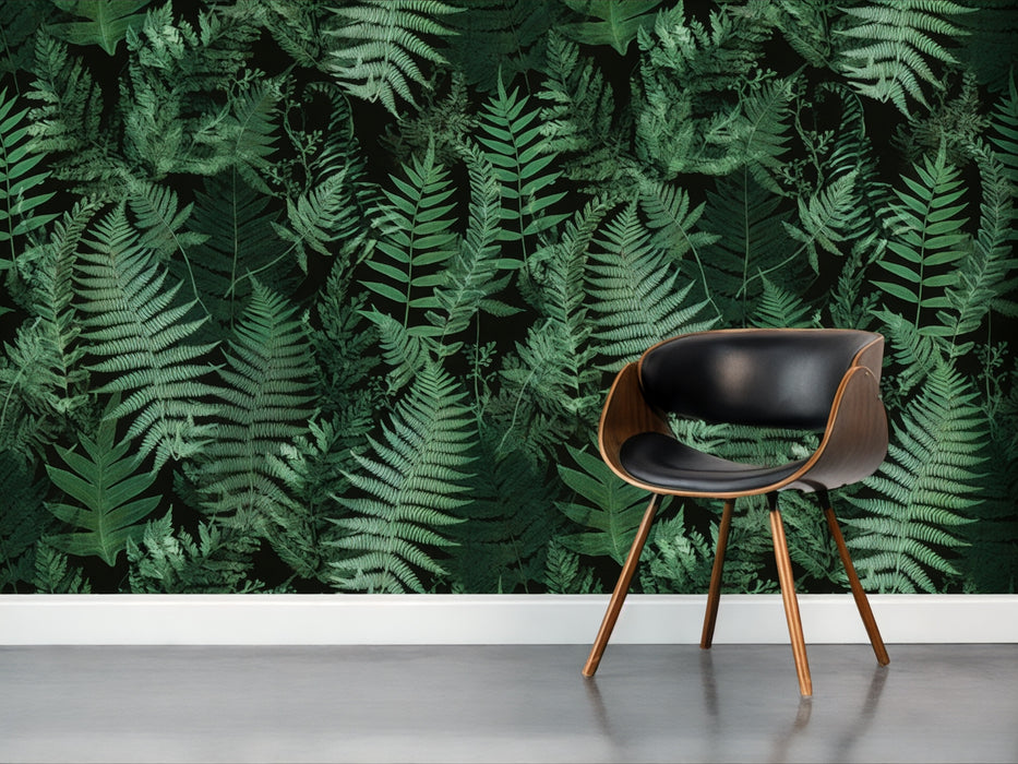 Vinilo de Texturas con Efecto Botánico "Bosque Sombrío"