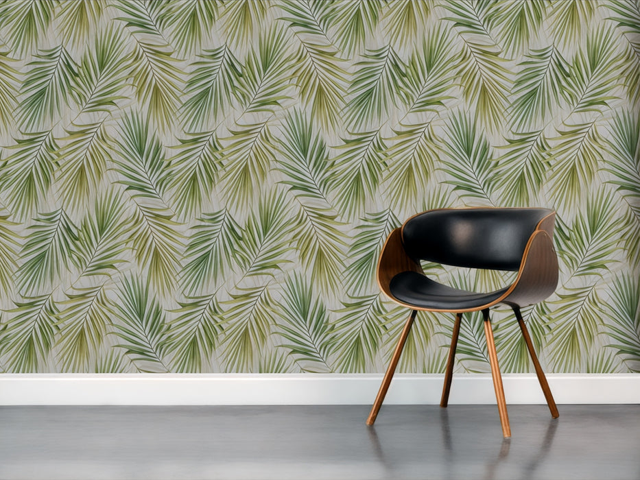 Vinilo de Texturas con Efecto Botánico "Palma Relajada"