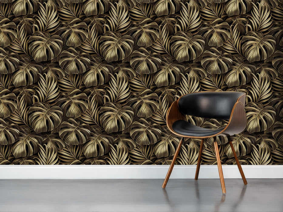 Vinilo de Texturas con Efecto Botánico "Naturaleza en Relieve"