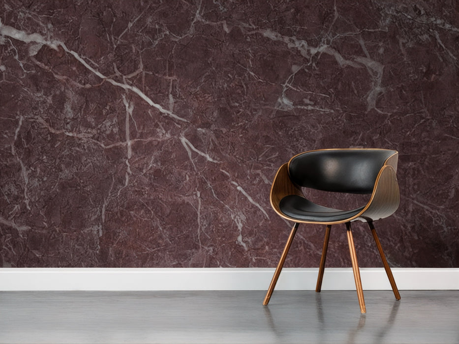 Vinilo Texturas Efecto Mármol "Burdeos Imperial"