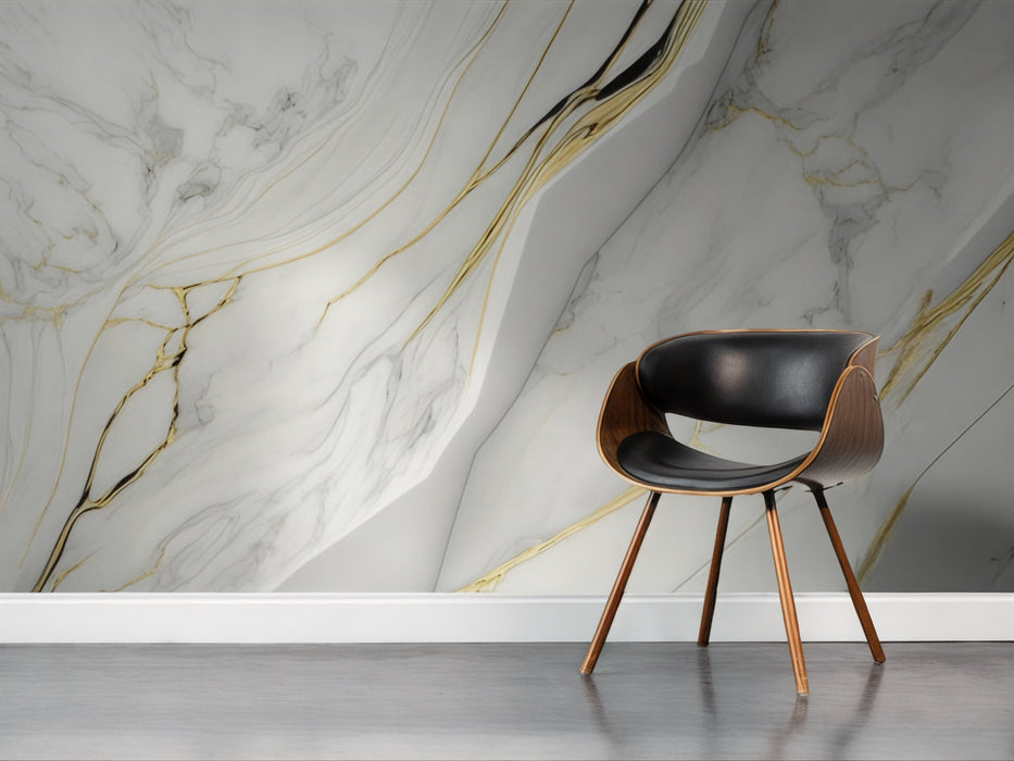 Vinilo Texturas Efecto Mármol "Blanco Venus"