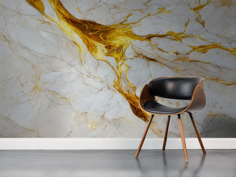 Vinilo Texturas Efecto Mármol "Oro Brillante"