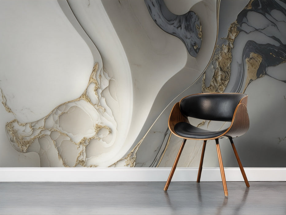 Vinilo Texturas Efecto Mármol "Gris Onírico"