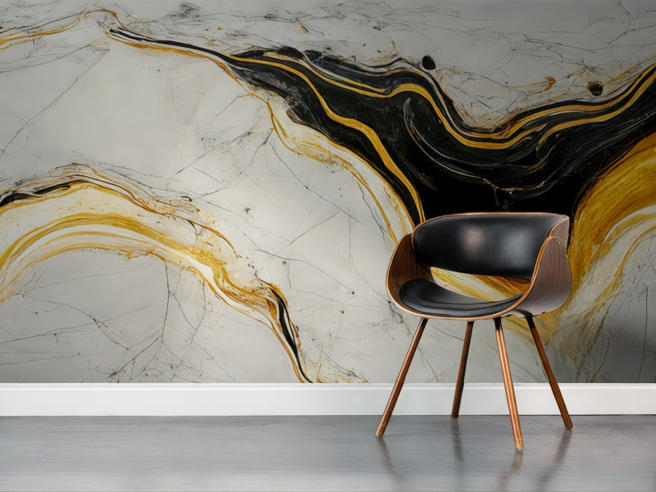 Vinilo Texturas Efecto Mármol "Ámbar Oscuro"