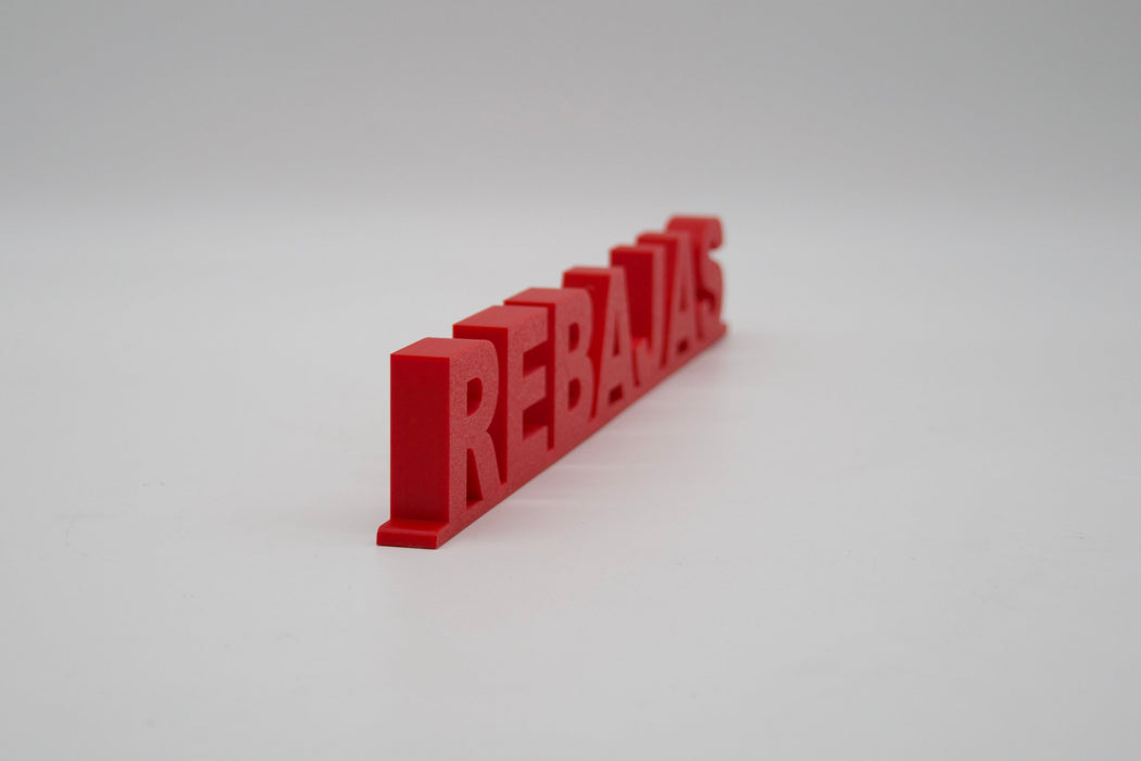 Pack de Letras "REBAJAS" en 3D