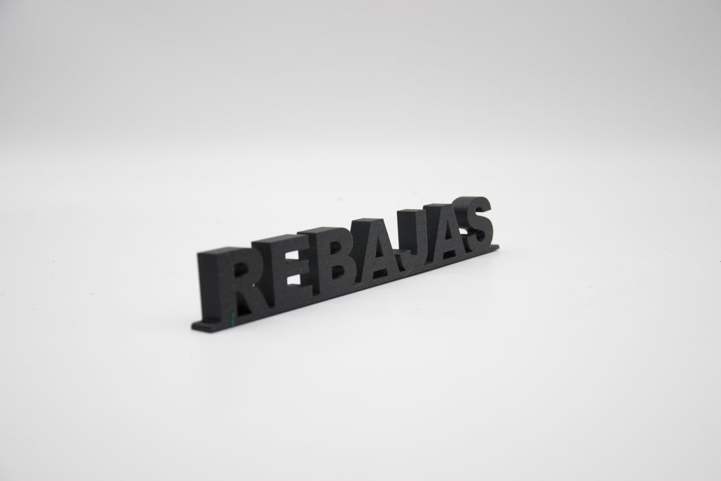 Pack de Letras "REBAJAS" en 3D