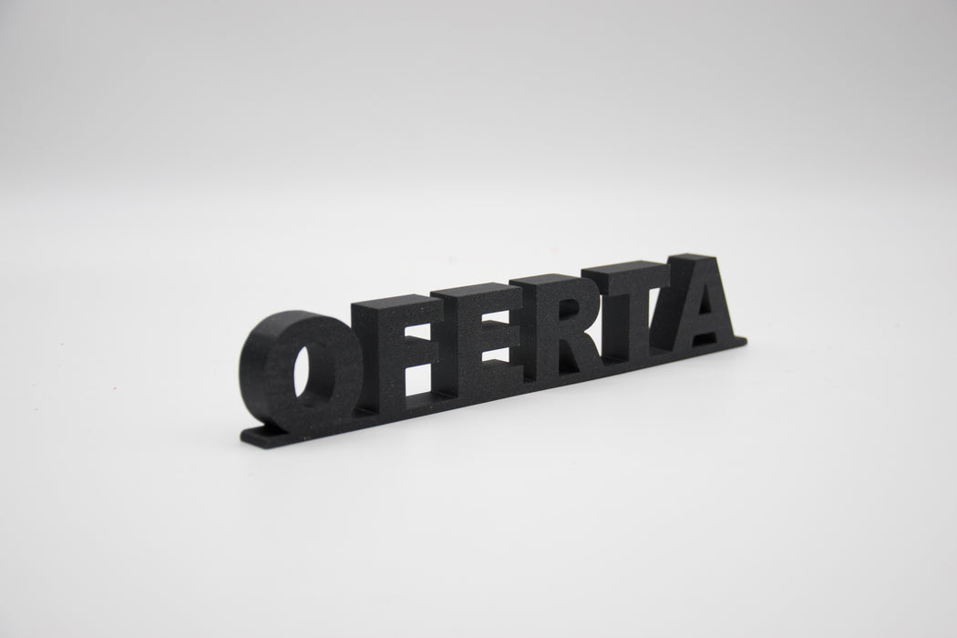 Pack de Letras "OFERTA" en 3D