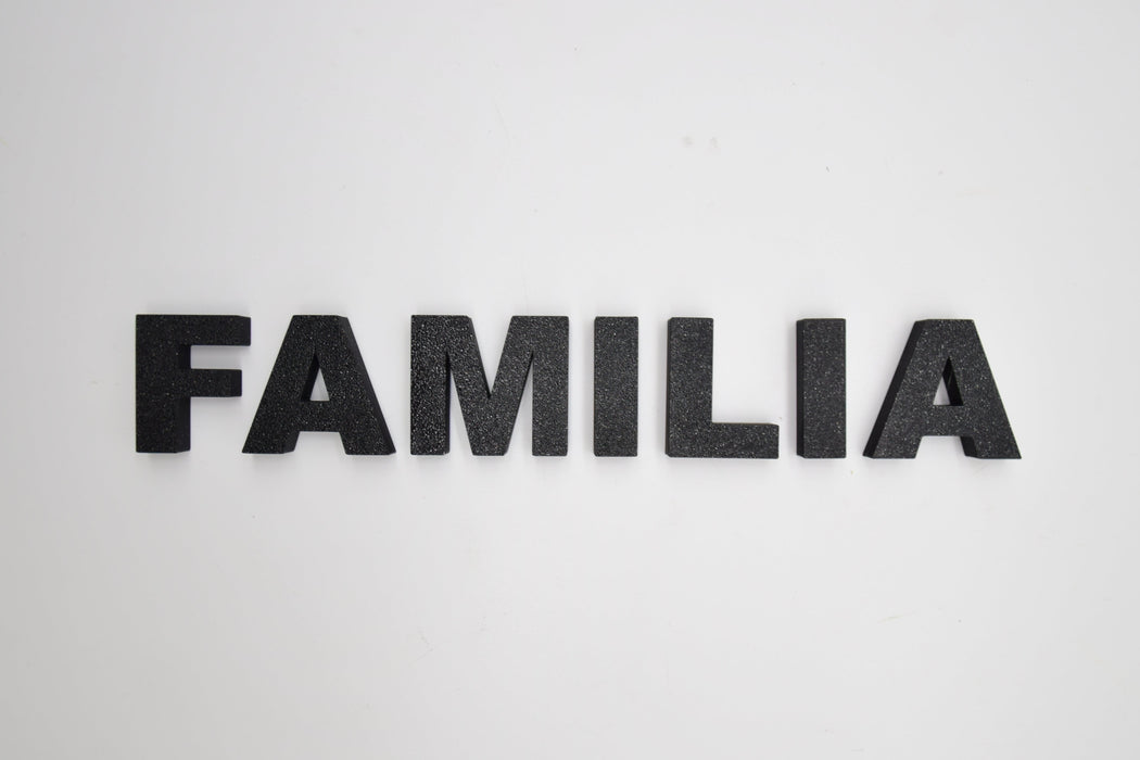 Pack de Letras "FAMILIA" en 3D