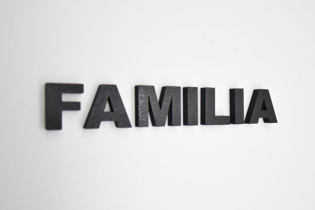 Pack de Letras "FAMILIA" en 3D