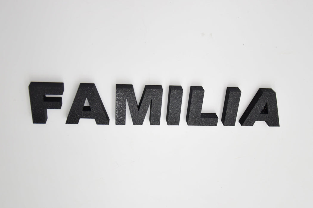 Pack de Letras "FAMILIA" en 3D