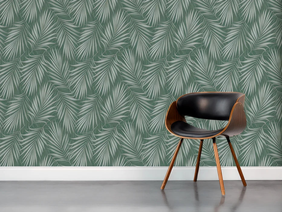 Vinilo de Texturas con Efecto Botánico "Hojas Minimalistas"