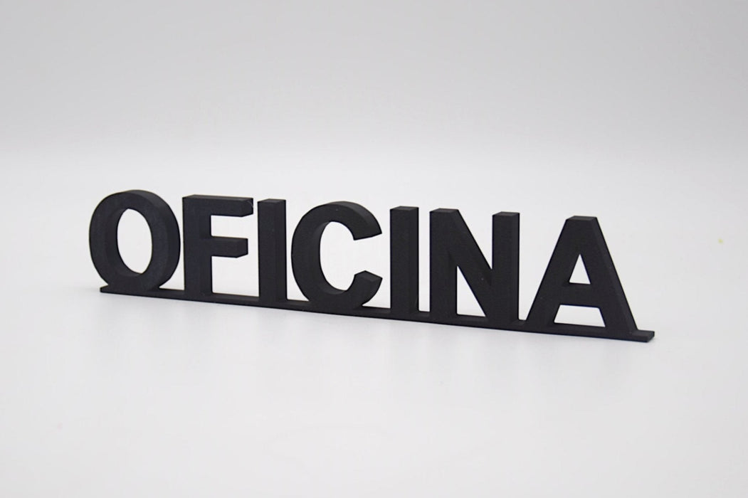 Pack de Letras "OFICINA" en 3D