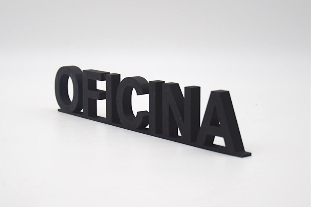 Pack de Letras "OFICINA" en 3D