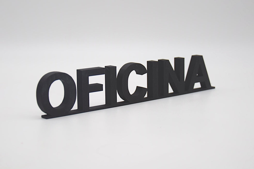 Pack de Letras "OFICINA" en 3D