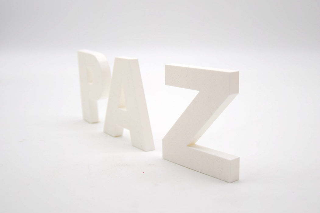 Pack de Letras "PAZ" en 3D