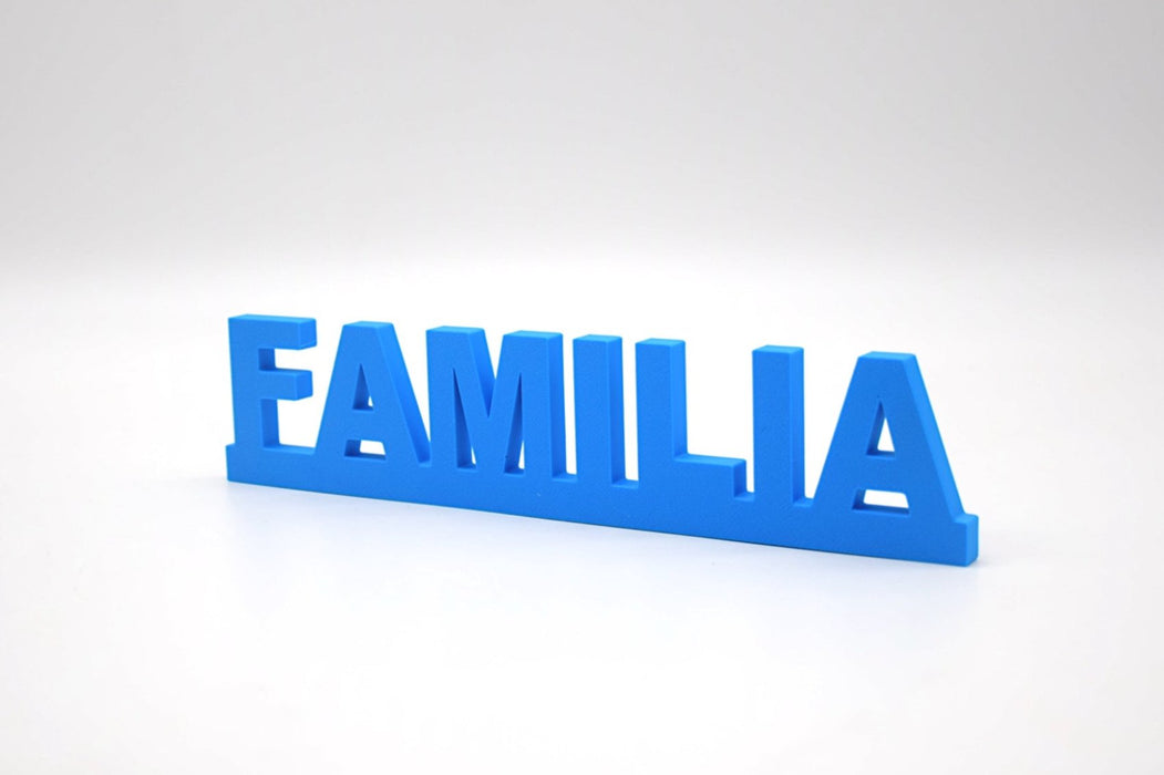 Pack de Letras "FAMILIA" en 3D