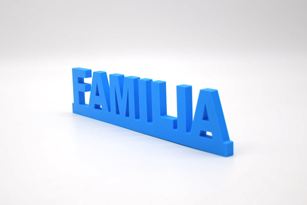 Pack de Letras "FAMILIA" en 3D