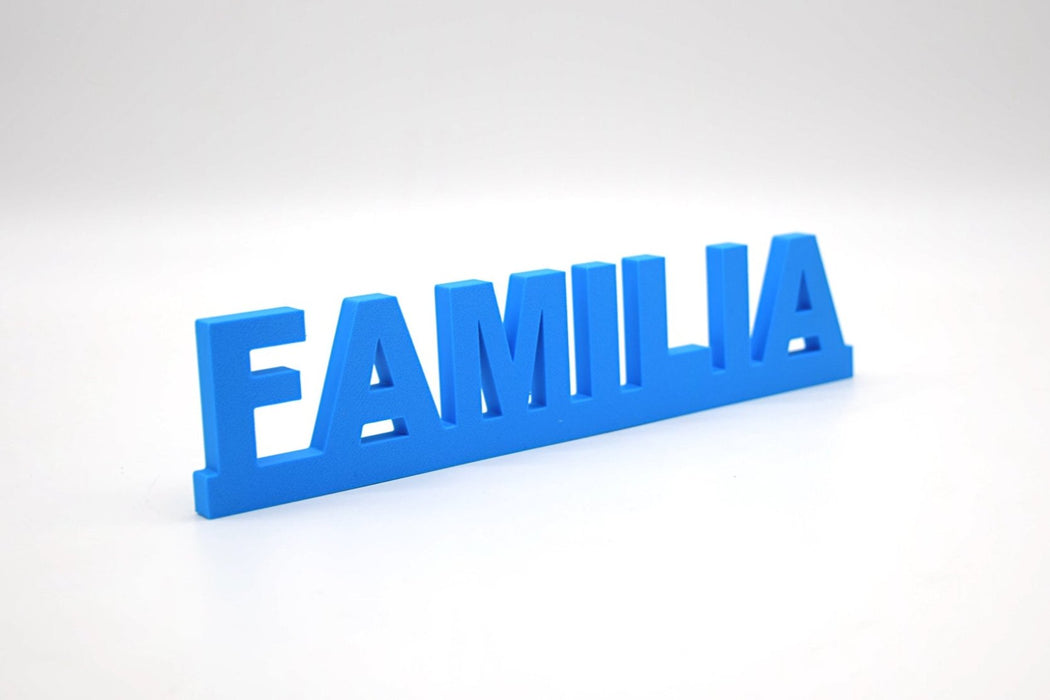 Pack de Letras "FAMILIA" en 3D