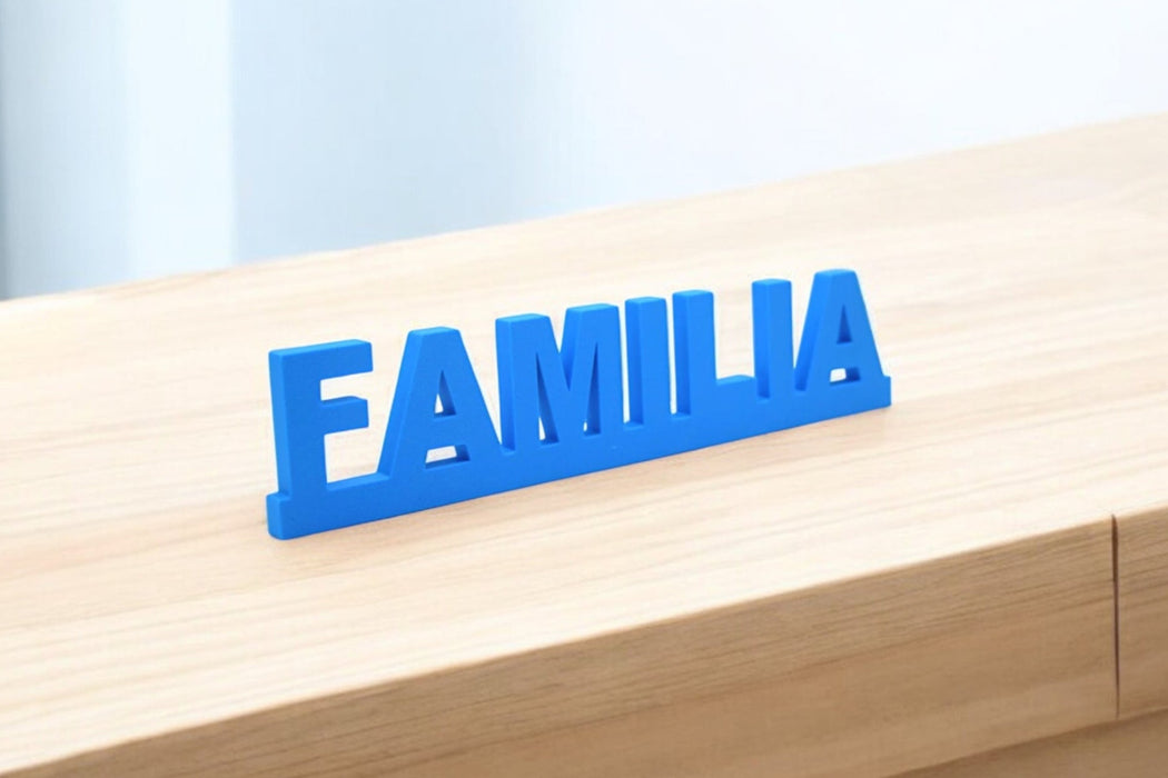 Pack de Letras "FAMILIA" en 3D