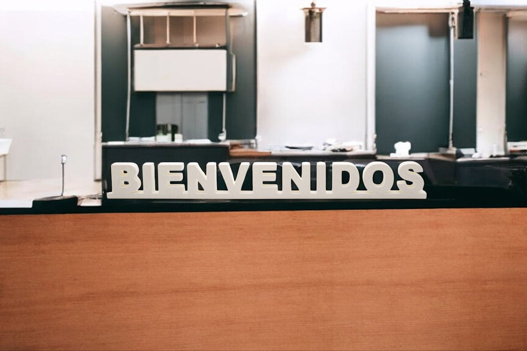 Pack de Letras "BIENVENIDOS" en 3D