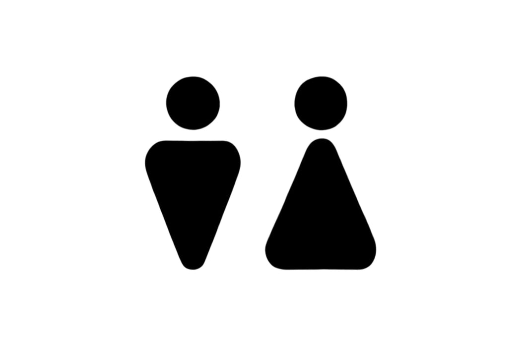 Vinilo Pictograma Diseño - Aseos 1