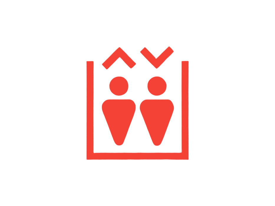 Vinilo Señalización Diseño - Ascensor 1