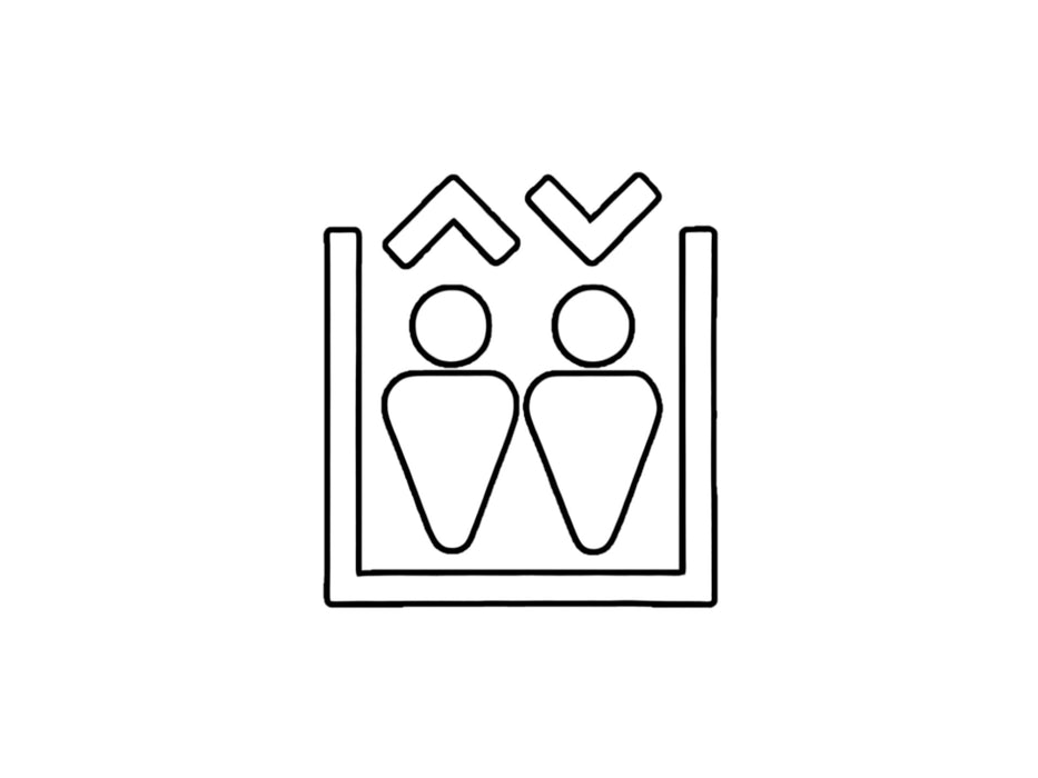 Vinilo Señalización Diseño - Ascensor 1