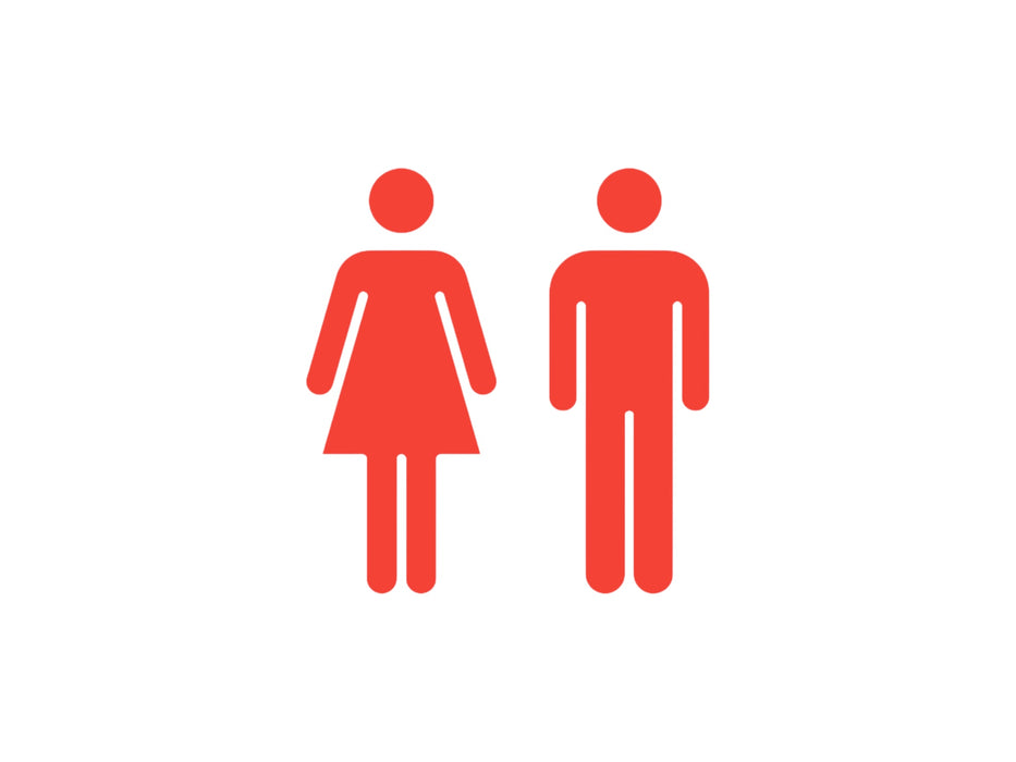 Vinilo Impreso Pictograma - Aseos 4