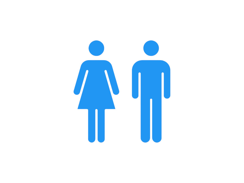 Vinilo Impreso Pictograma - Aseos 4