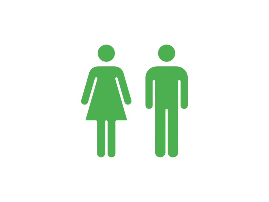 Vinilo Impreso Pictograma - Aseos 4