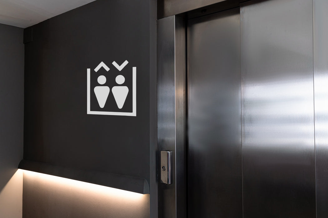 Vinilo Señalización Diseño - Ascensor 1