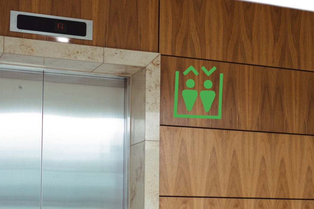 Vinilo Señalización Diseño - Ascensor 1