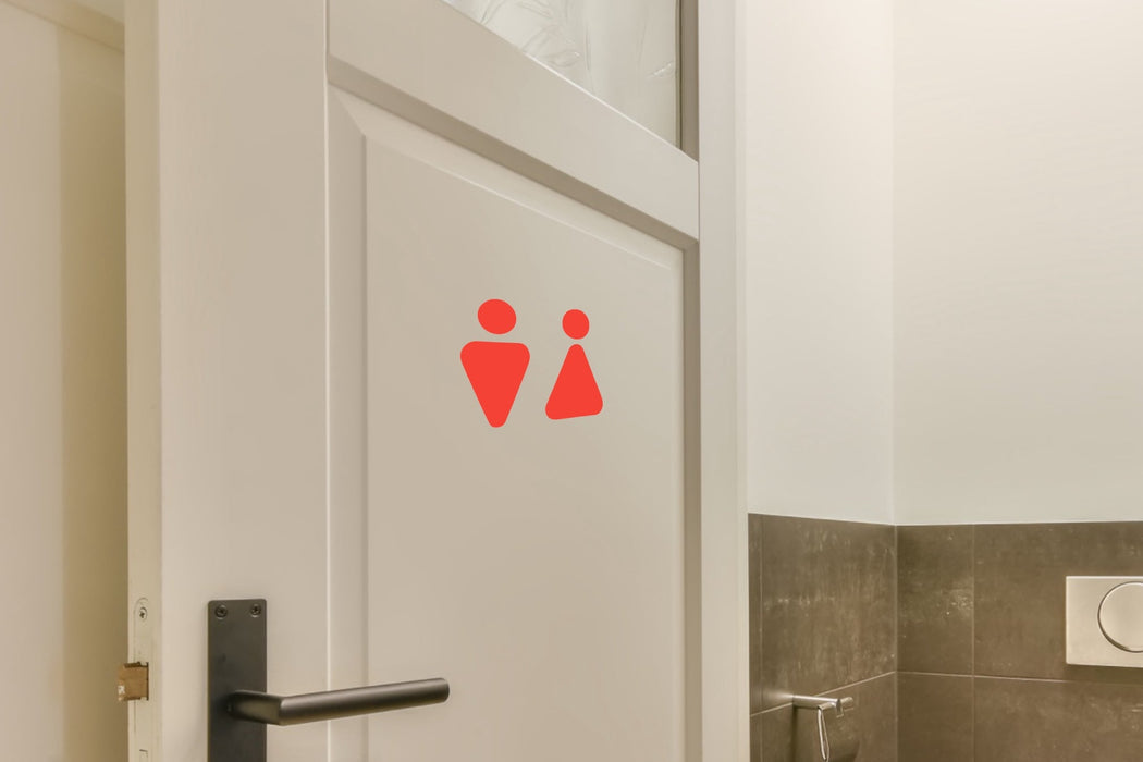 Vinilo Pictograma Diseño - Aseos 1