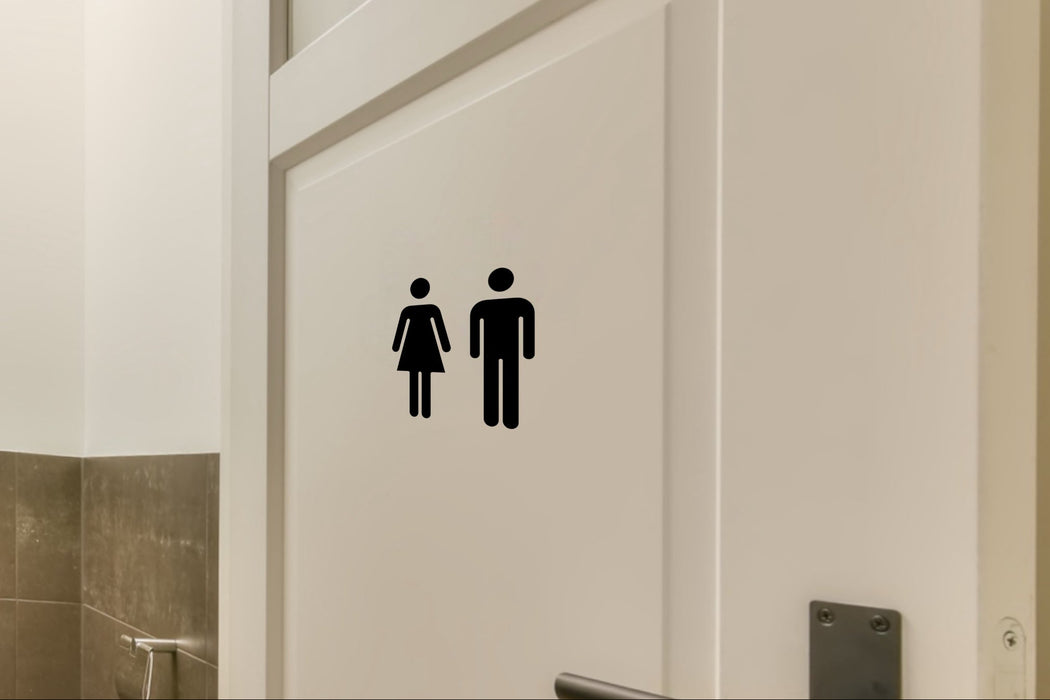 Vinilo Impreso Pictograma - Aseos 4