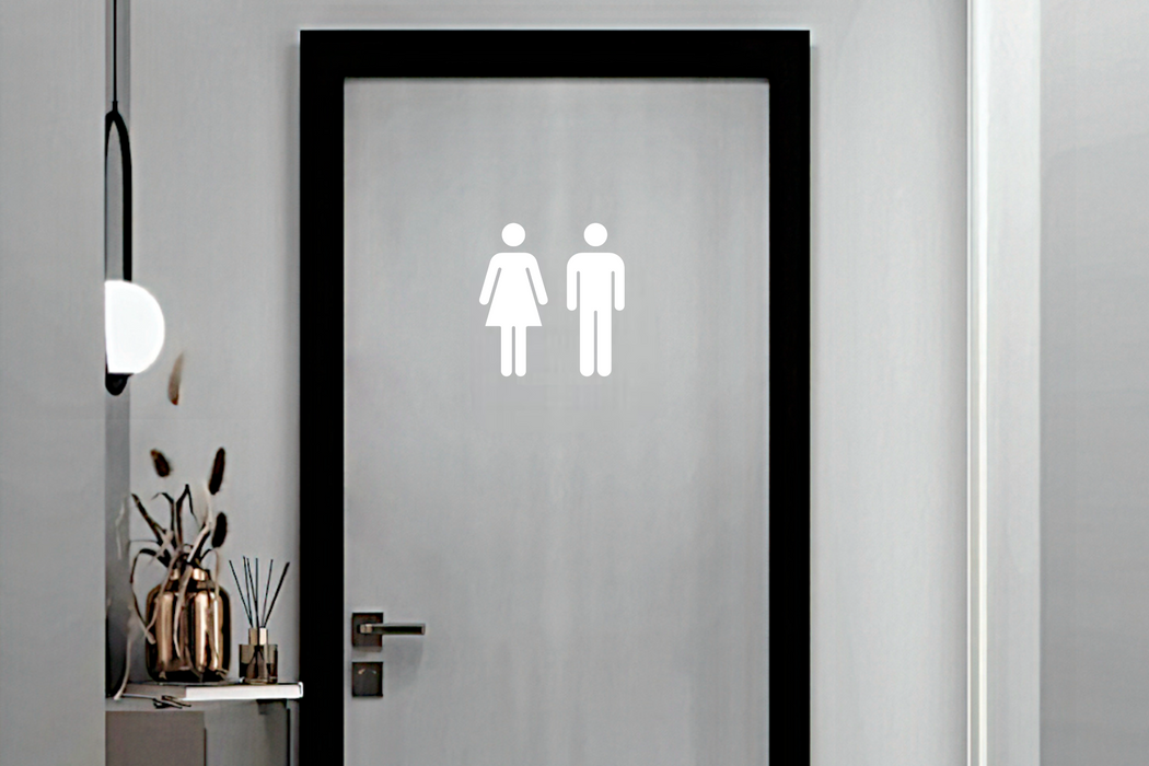 Vinilo Impreso Pictograma - Aseos 4