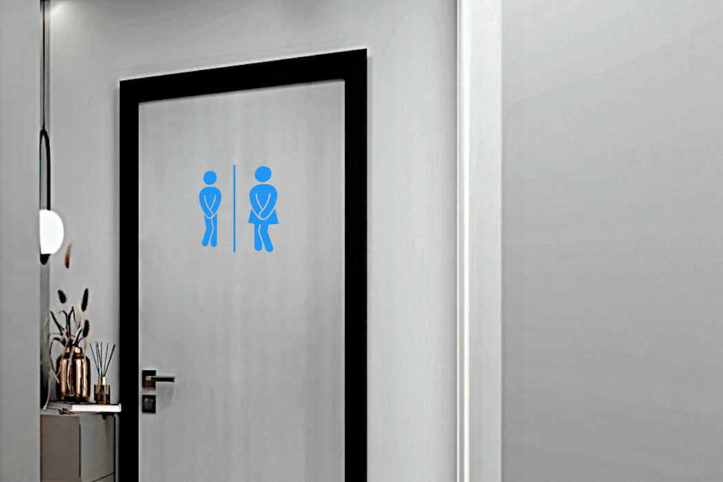 Vinilo Impreso Pictograma - Aseos 3