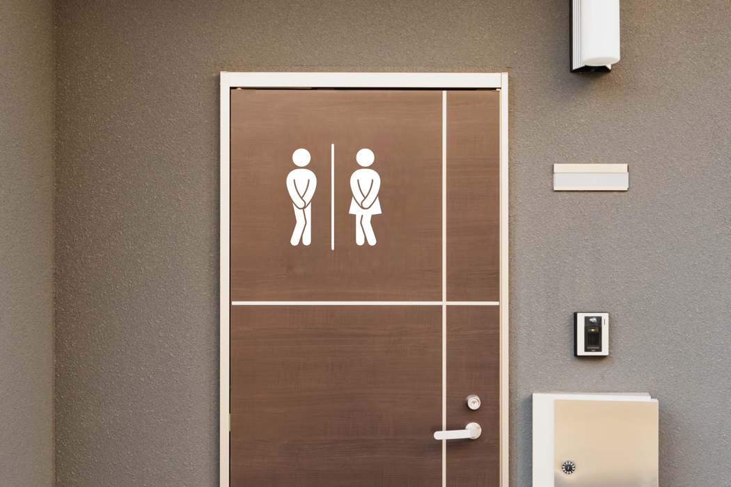 Vinilo Impreso Pictograma - Aseos 3