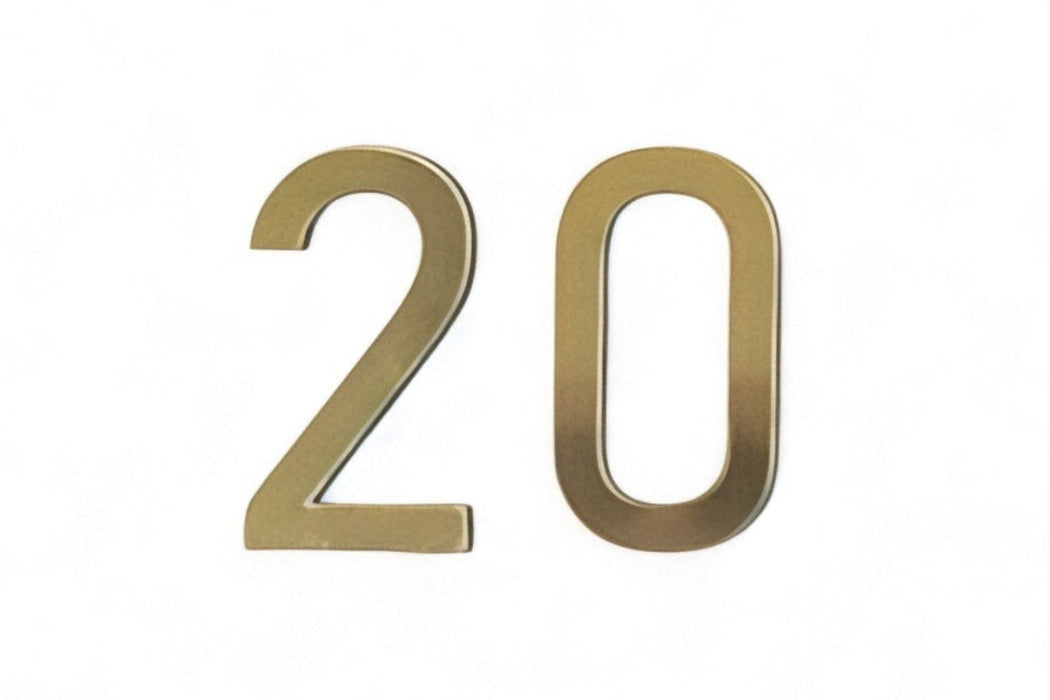 Numeración Taquillas Dorado