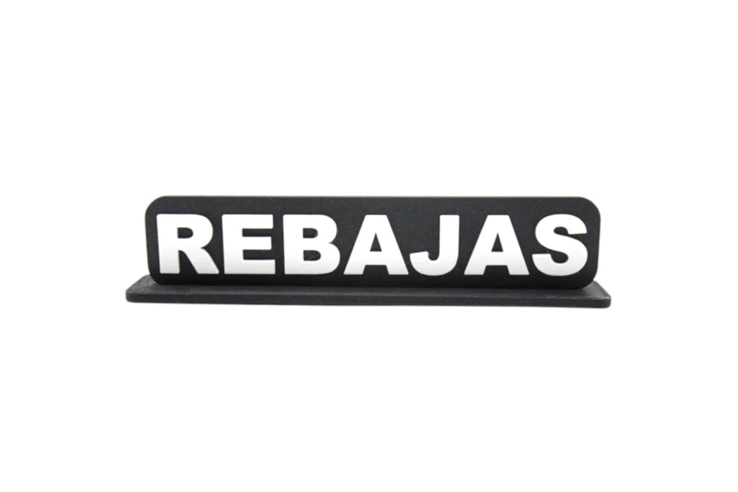 Placa 3D Rebajas