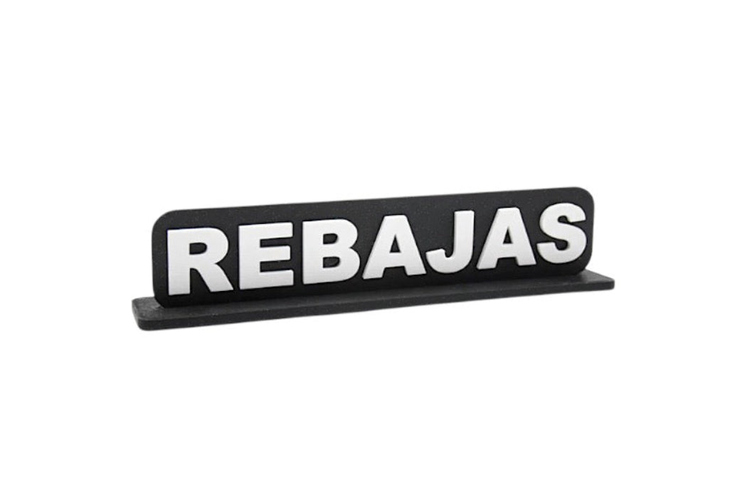 Placa 3D Rebajas