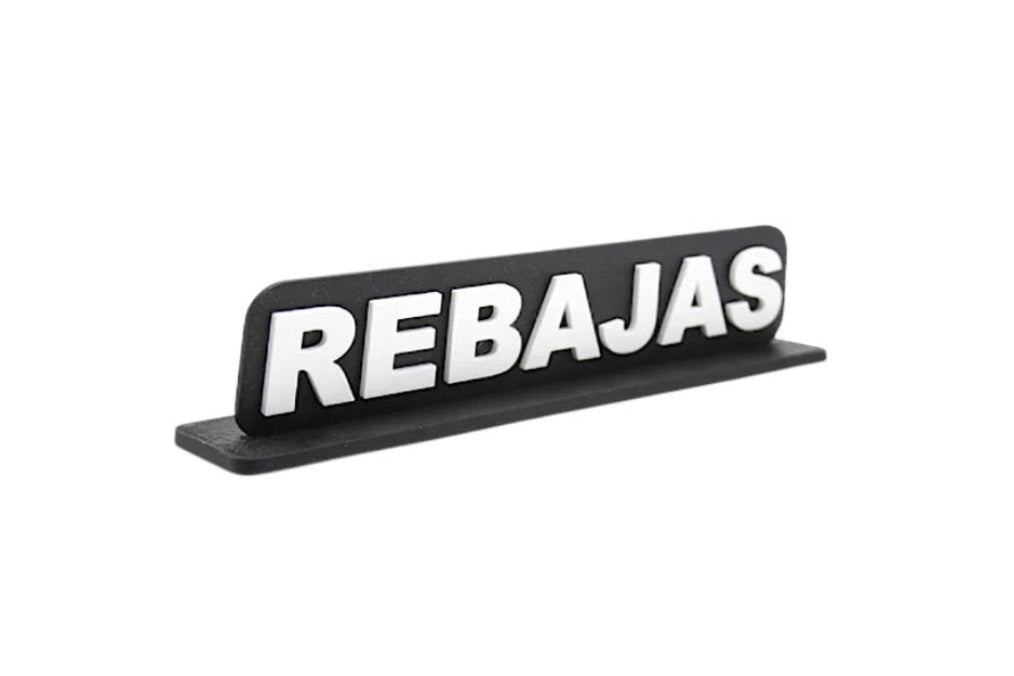 Placa 3D Rebajas