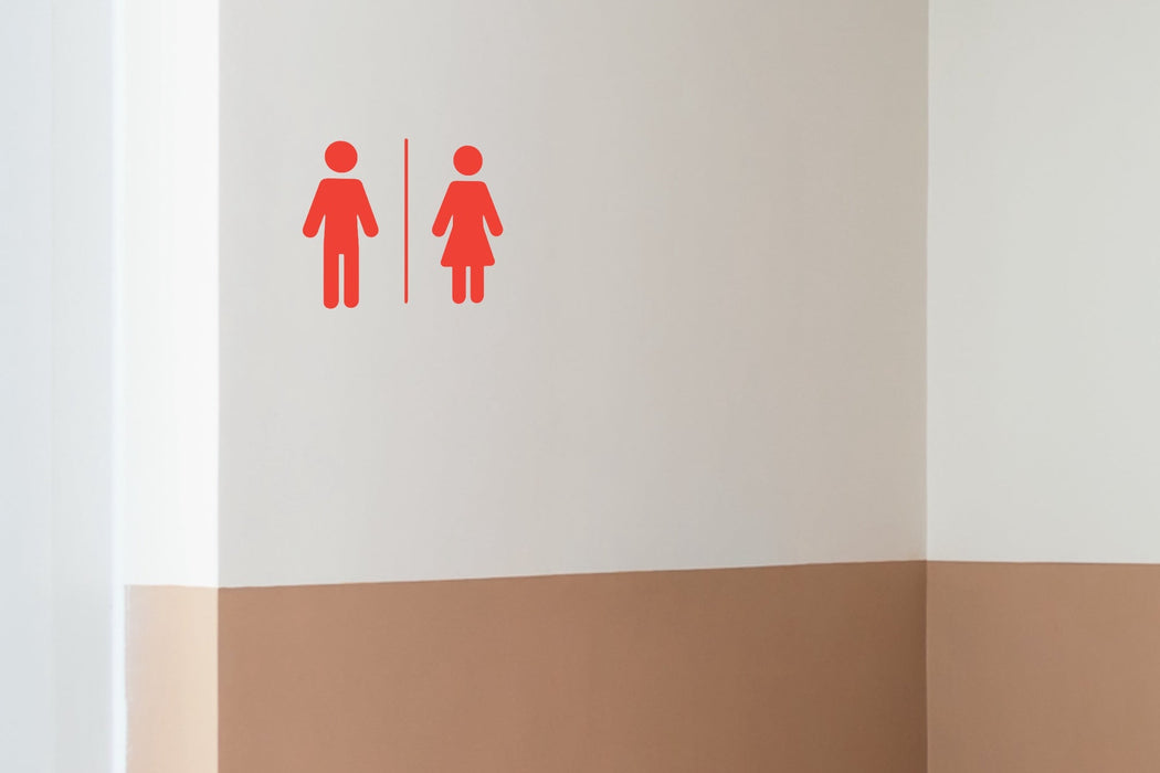 Vinilo Pictograma Diseño - Aseos 2