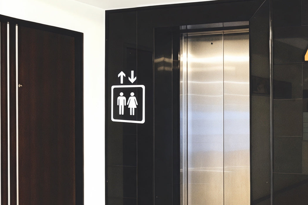 Vinilo Señalización Diseño - Ascensor 2