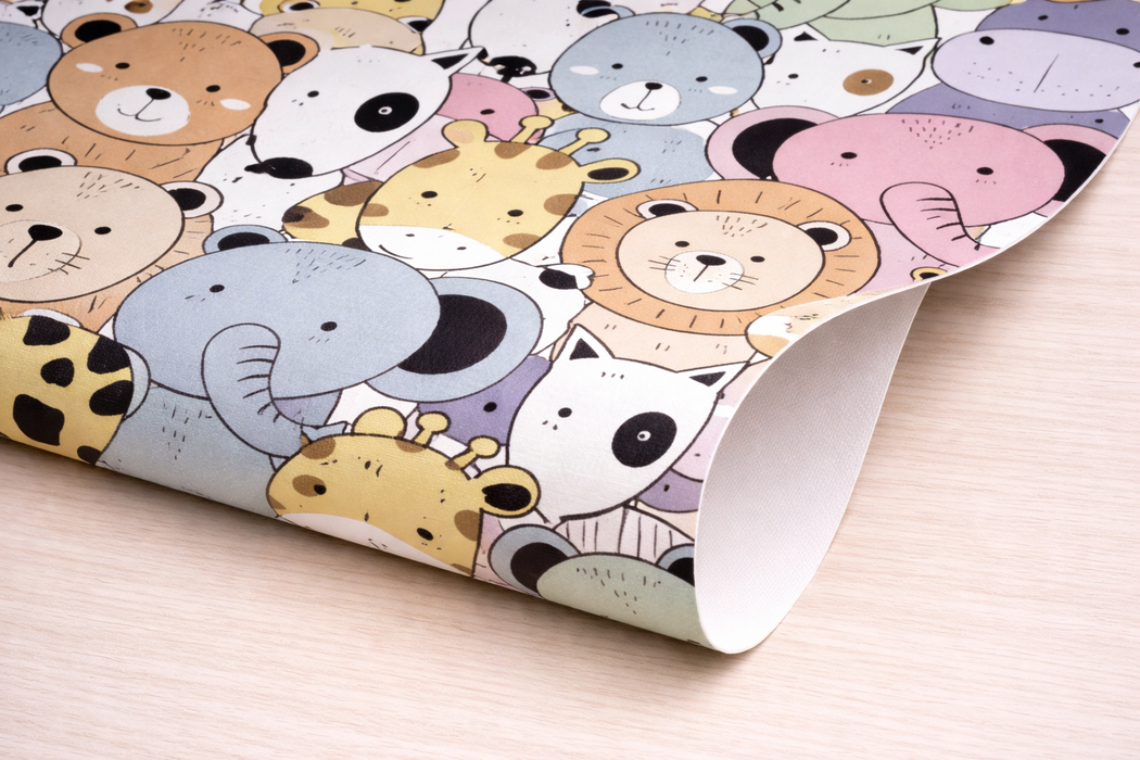 Vinilo de Texturas con Efecto infantil "Animales"