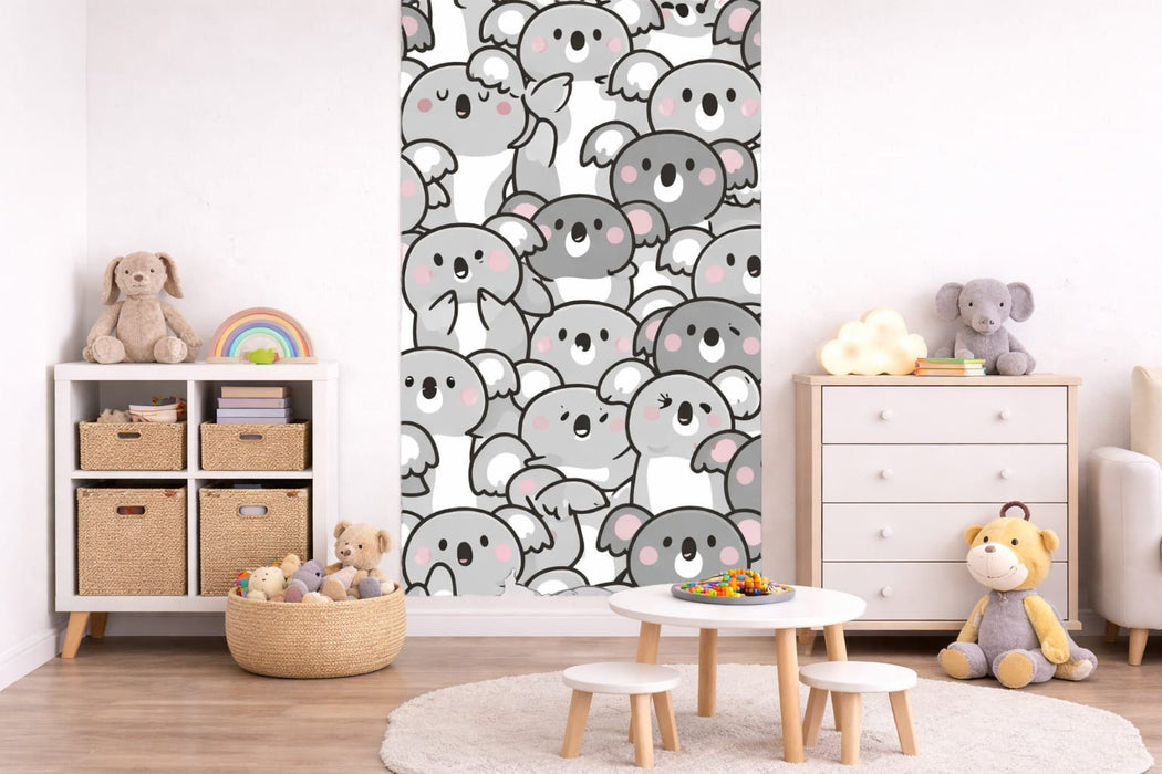 Vinilo de Texturas con Efecto infantil "Koalas"