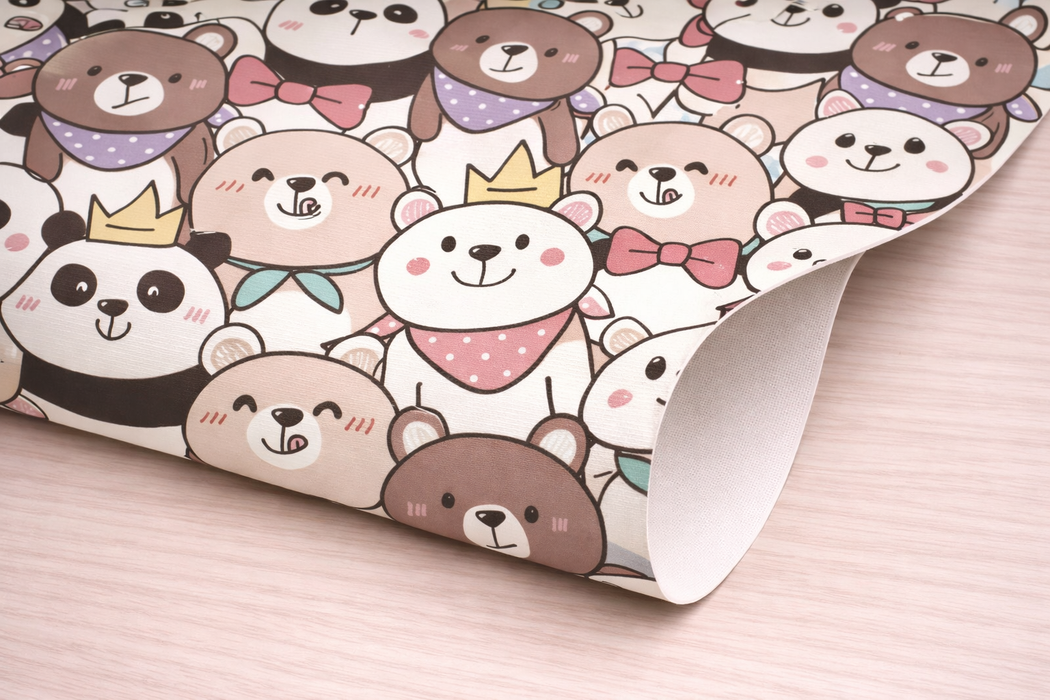 Vinilo de Texturas con Efecto infantil "Osos"