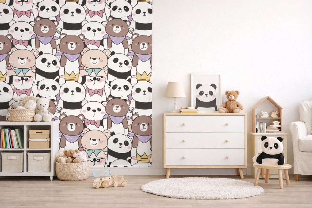 Vinilo de Texturas con Efecto infantil "Osos"