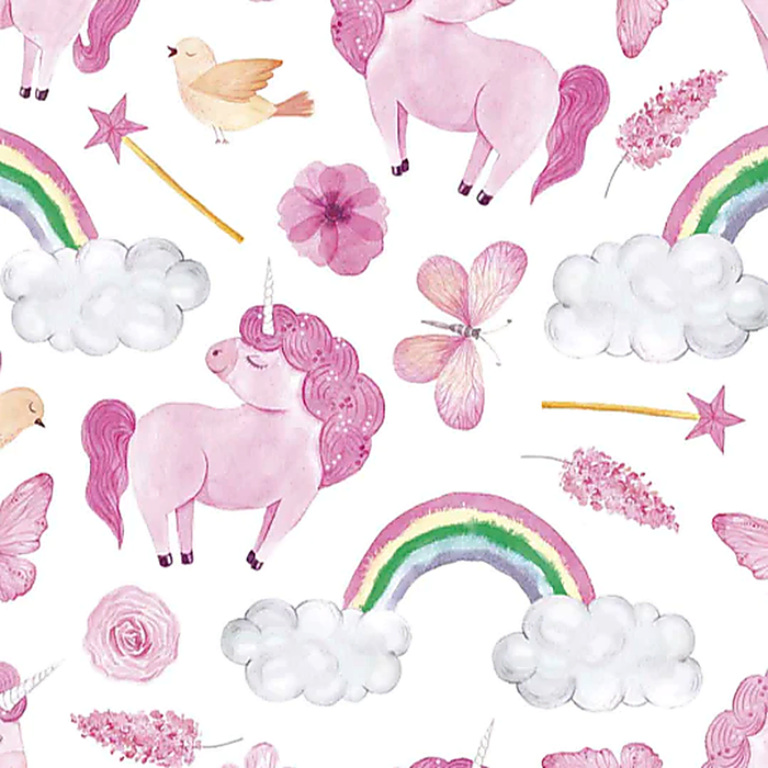 Vinilo de Texturas con Efecto infantil "Unicornios"